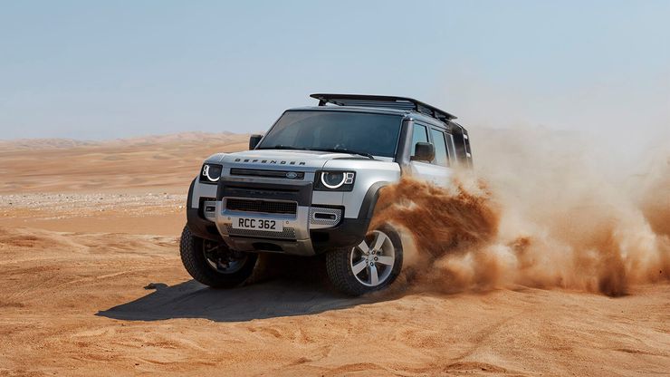 Defender готов приспособиться к любым типам рельефа.