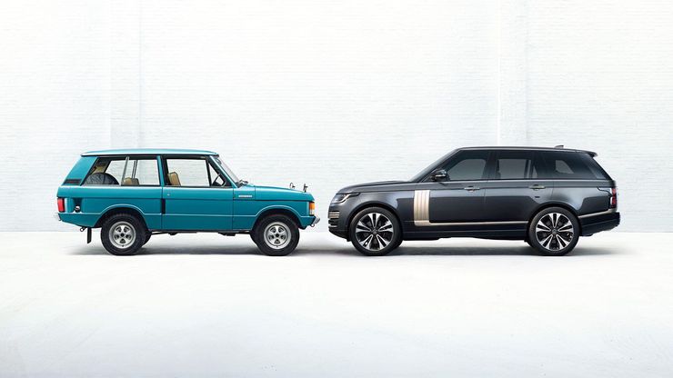 Range Rover Fifty в цвете Carpathian Grey.